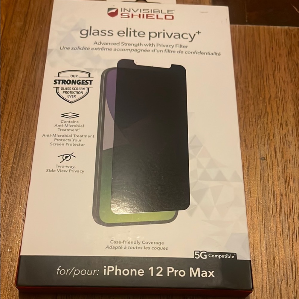 Zagg Black Privacy Screen Protector for Cell Phones